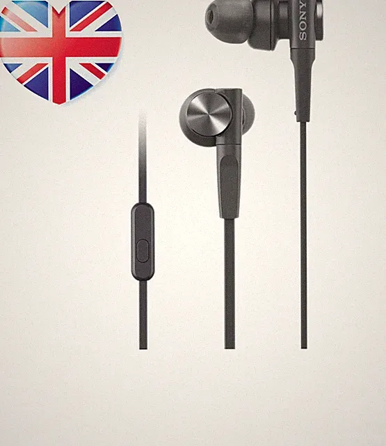 Sony MDR-XB55AP In-Ohr Extra Bass Kopfhörer - Schwarz UK LAGER KOSTENLOSE LIEFERUNG