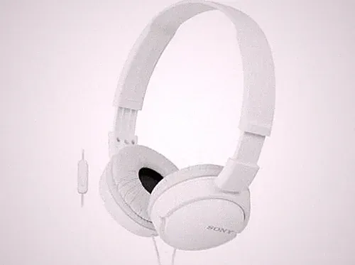 Sony MDR-ZX 110 W On-Ear Bügel-Kopfhörer faltbar kabelgebunden 3,5mm Klinke weiß