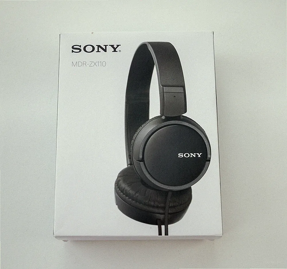 Sony MDR-ZX110 Bügelkopfhörer On-Ear Kopfhörer Faltbar Schwarz