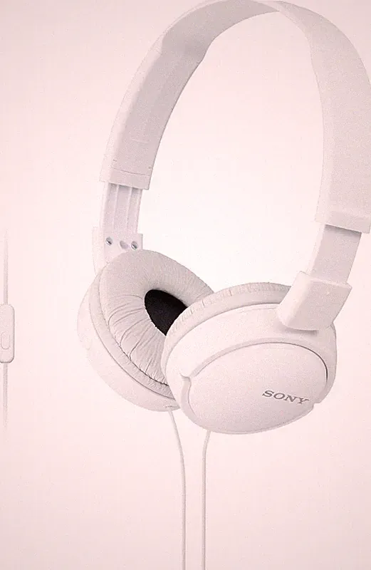Sony MDR-ZX110AP On-Ear Kopfhörer mit Kabel weiß 12-22kHz 98dB 24Ohm