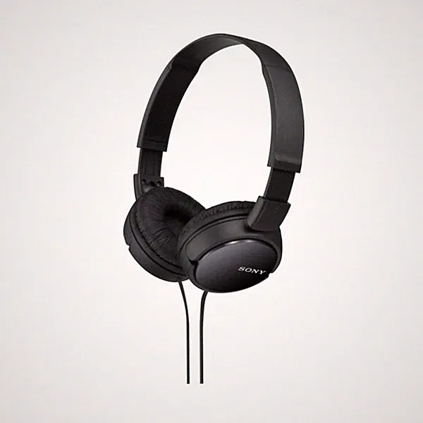 Sony MDR-ZX110B Bügelkopfhörer Schwarz Kopfhörer zusammenfaltbar, leicht, robust