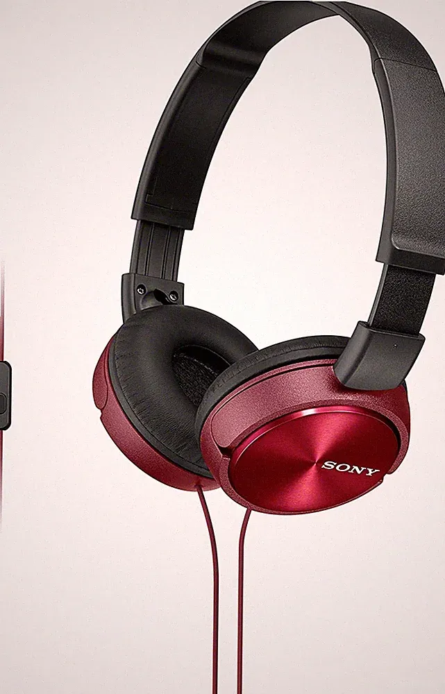 SONY MDR-ZX310APR Headset-Lifestyle-Kopfhörer 98-db/mW faltbar Rot "sehr gut"