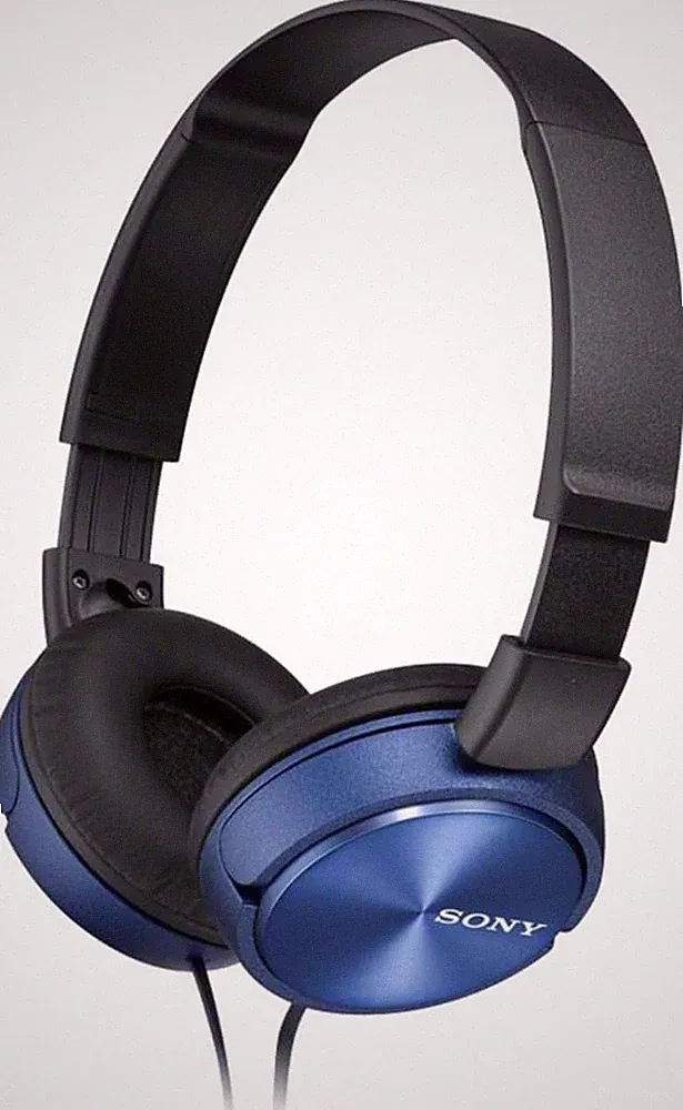 Sony MDR-ZX310L On-Ear Kopfhörer Blau kabelgebunden leicht faltbar