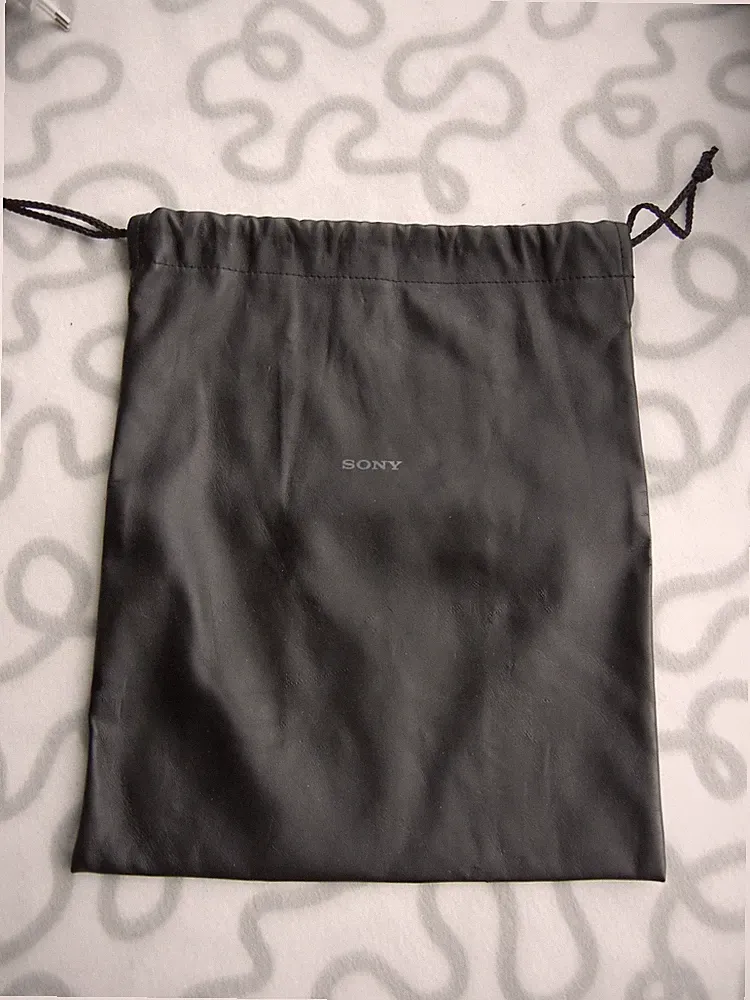 Sony On Ear Kopfhörer Tasche Schutz,Schwarz,Lederoptik,guter Zustand,Over Ear