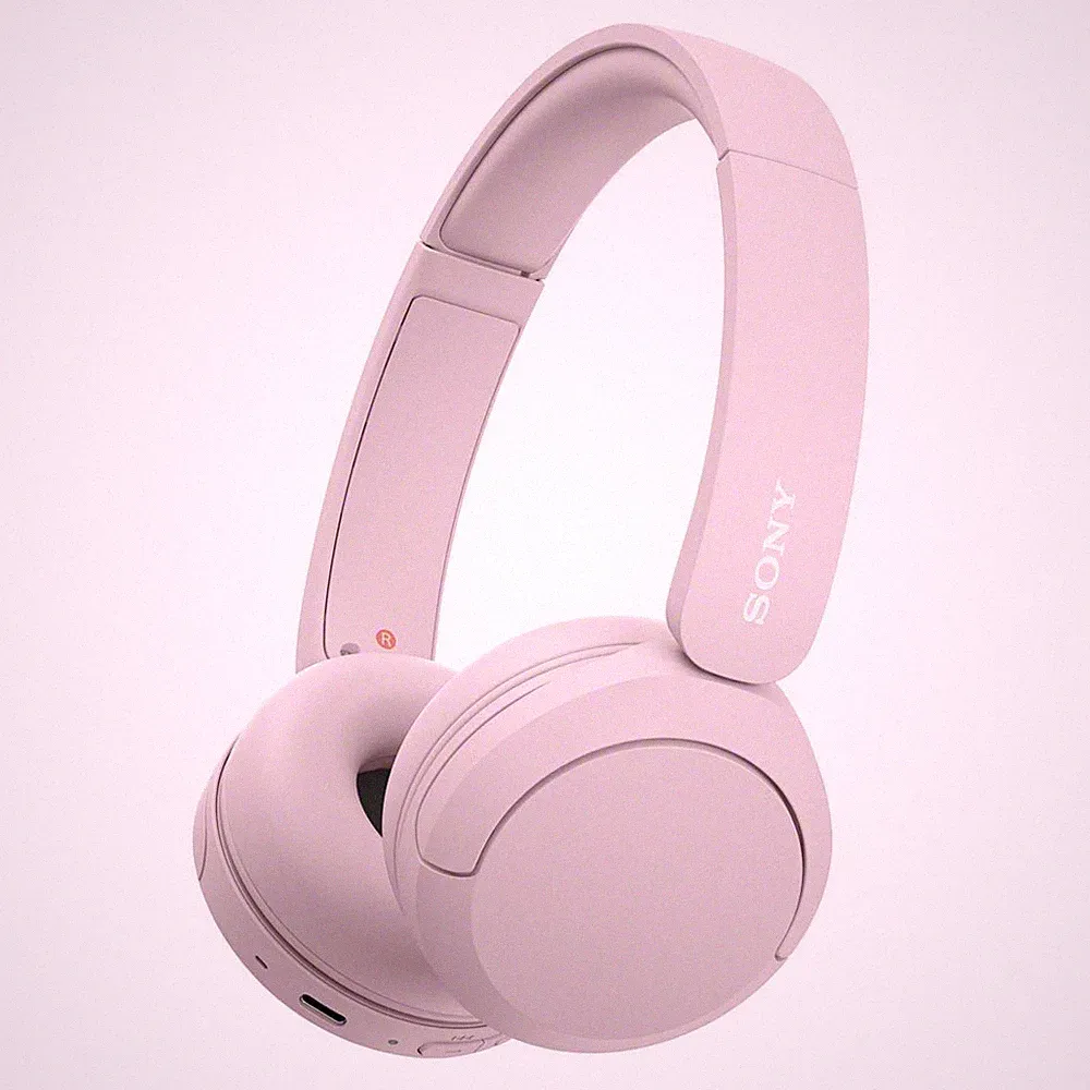 Sony On-Ear Kopfhörer WH-CH 520 rosa Connect App, bis zu 50h Laufzeit Bluetooth