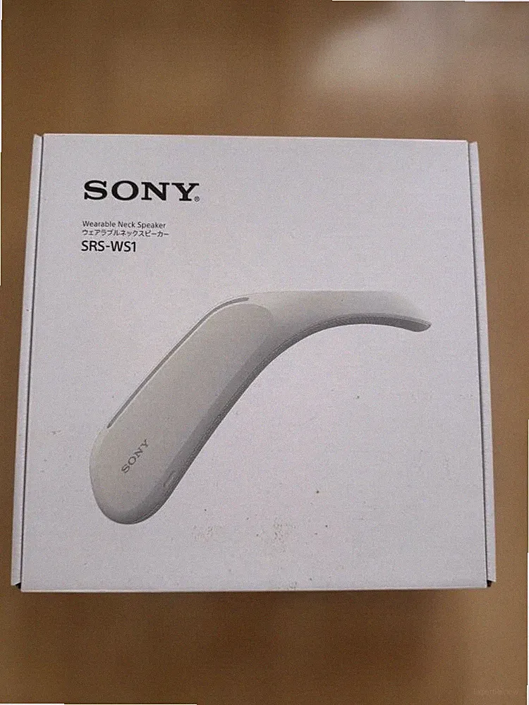 SONY SRS-WS1 tragbarer Nackenlautsprecher TV Spiel Film drahtloser Kopfhörer...