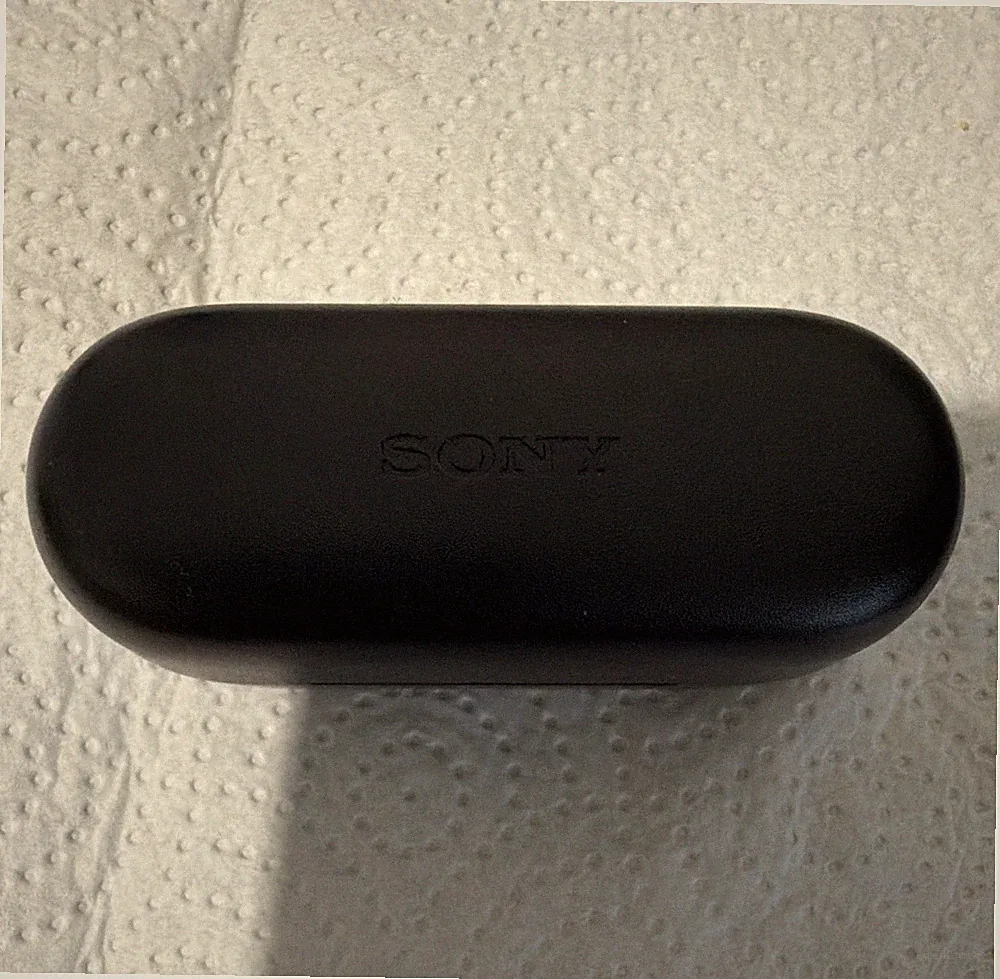 Sony True Wireless In-Ear-Kopfhörer Bluetooth mit Ladecase Schwarz, doppelt