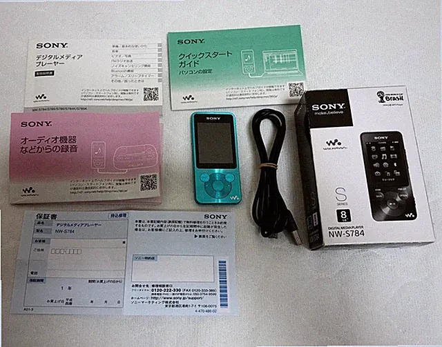 SONY WALKMAN NW-S784 Blau Digital Media Player Tragbarer Musik Player Japan