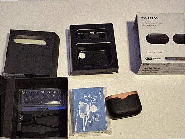 Sony WF-1000XM3 True Wireless Noise Cancelling In-Ear Headphones- Blk- Wie neu