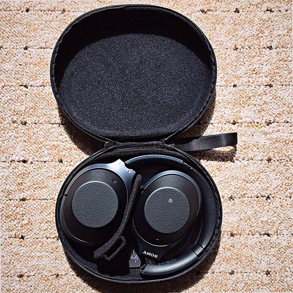 Sony WH-1000XM2 Over-Ear Kopfhörer Bluetooth Noise Cancelling schwarz mit Etui