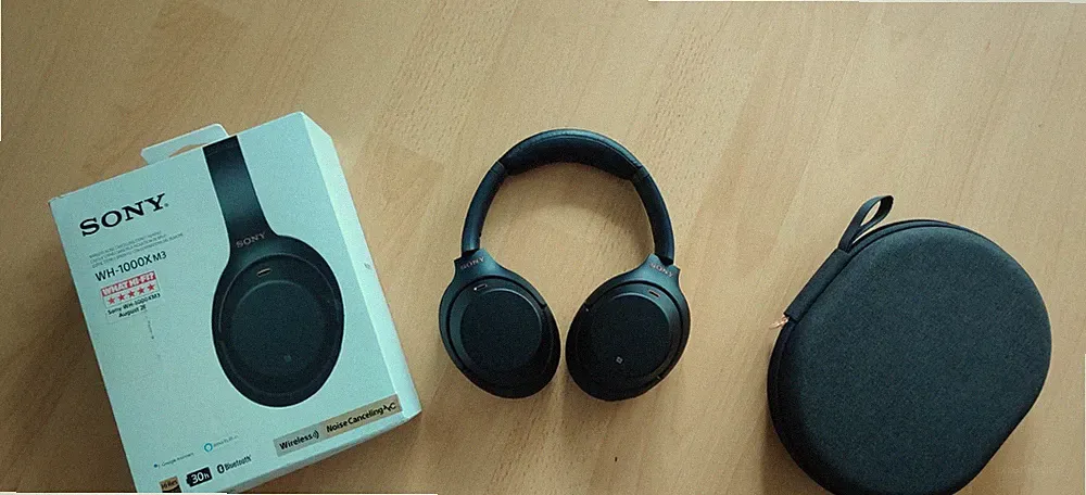 Sony WH-1000XM3 Bluetooth Noise Cancelling Kopfhörer - Schwarz - OVP