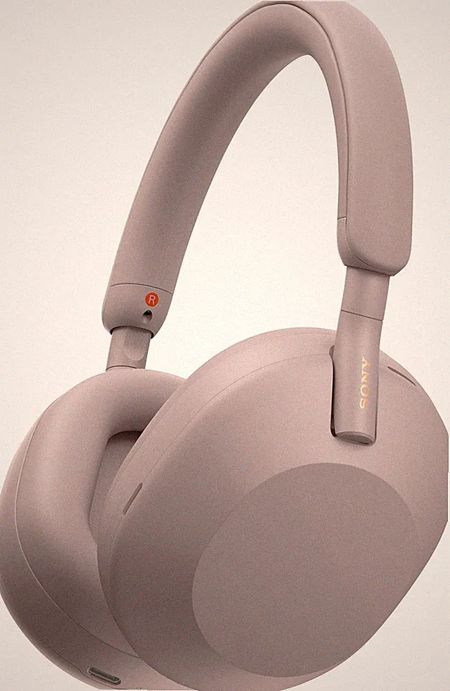 Sony WH-1000XM5 Kabellose Over-Ear-Kopfhörer mit Noise Cancelling smoky pink