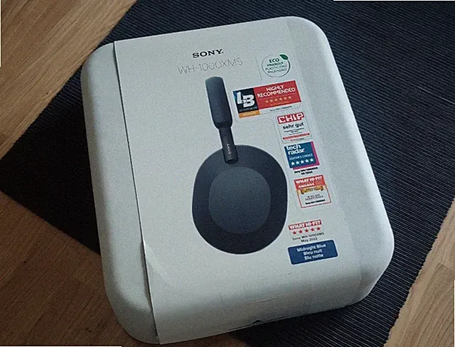 Sony WH-1000XM5 Wireless ANC Kopfhörer - Midnight Blue - Neuwertig - Hardcase