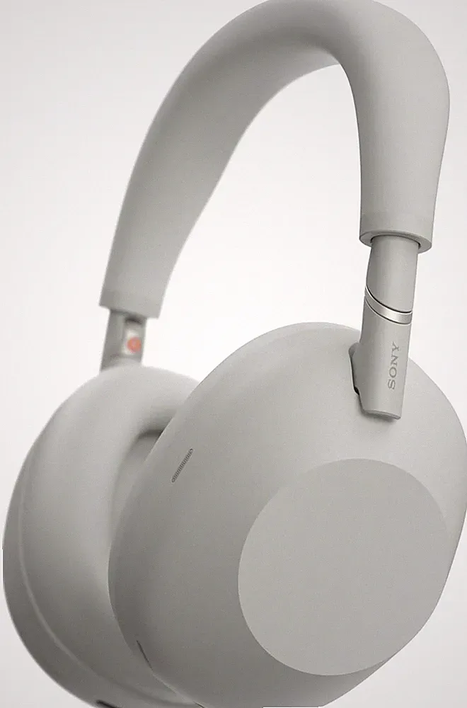 Sony WH-1000XM6 kabellose Noise Cancelling-Kopfhörer – Silber
