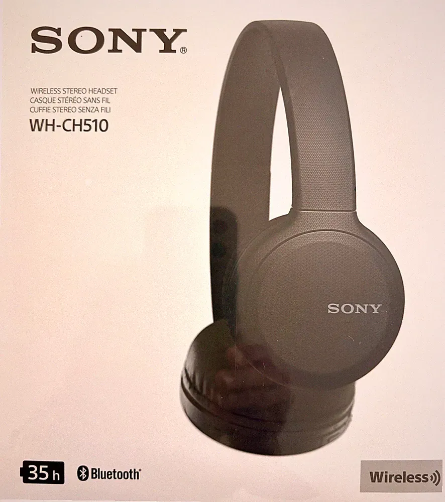 Sony WH-CH510 Bluetooth On-Ear Kopfhörer Schwarz / Originalverpackt