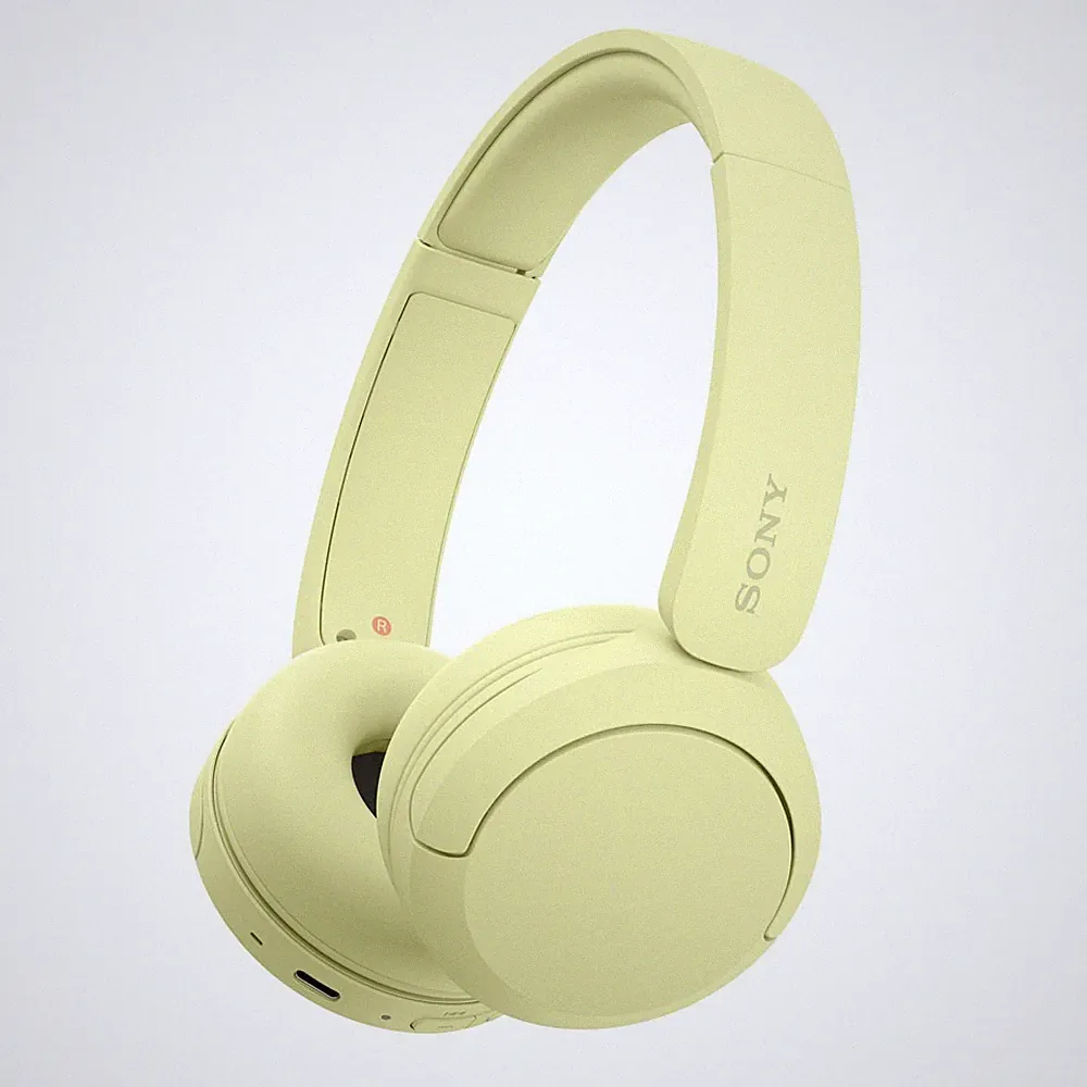 Sony WH-CH520 Bluetooth Kopfhörer gelb 50 Std. Laufzeit On-ear