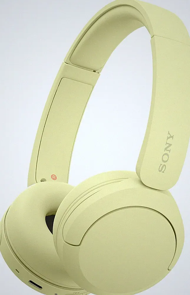 Sony WH-CH520 Bluetooth On Ear Kopfhörer Schnellladen Gelb 50h
