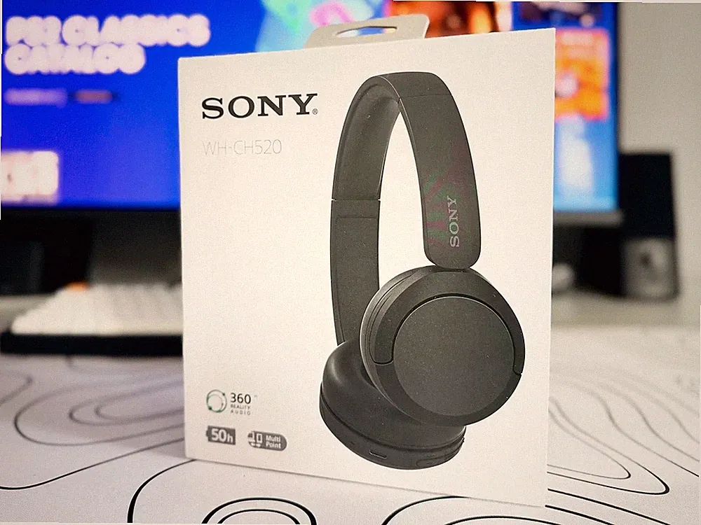 Sony WH-CH520 Kabellose Over-Ear-Kopfhörer - Schwarz - NEU & Ungeöffnet