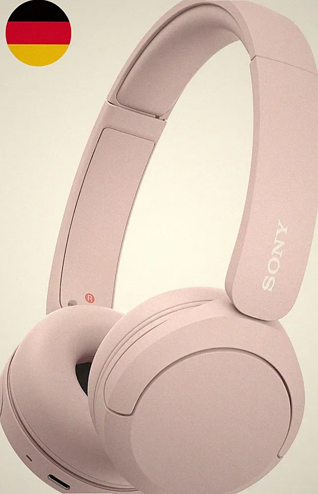 Sony WH-CH520 Kabelloser Bluetooth On-Ear-Kopfhörer, Hohe Klangqualität, Leichte