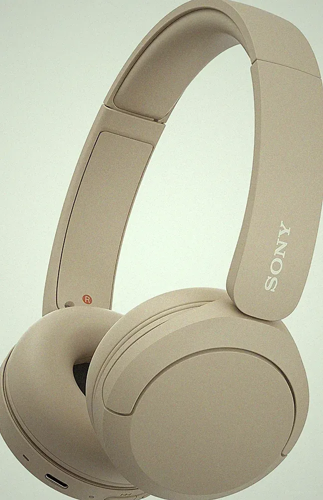Sony WH-CH520 On Ear Headset Bluetooth Stereo Beige
