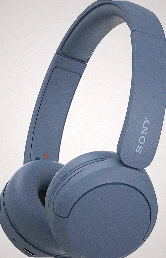 Sony WH-CH520 On Ear Headset Bluetooth Stereo Blau