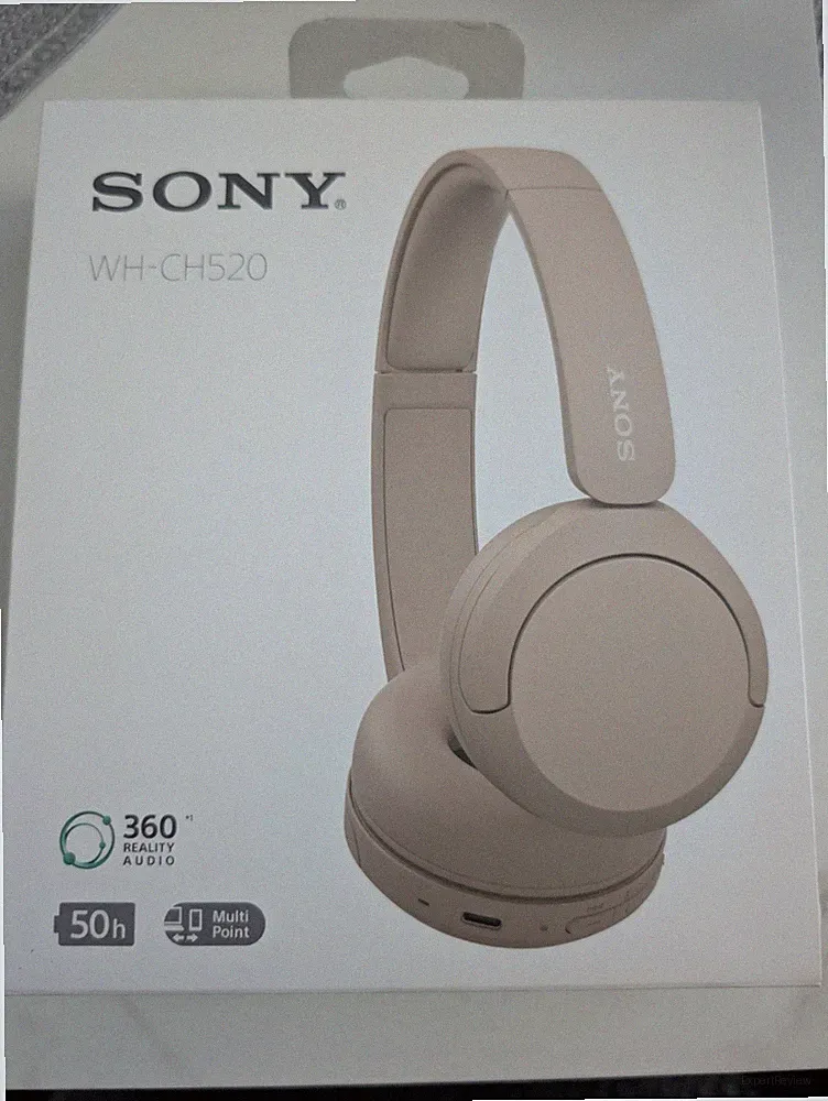 Sony WH-CH520 On-Ear Kopfhörer, Bluetooth kabellos, USB-C, Beige