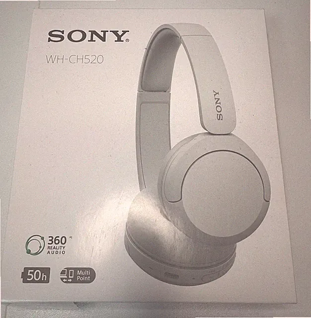 Sony WH-CH520 Wireless On-Ear Kopfhörer weiß Bluetooth Headset 50h Akku NEU