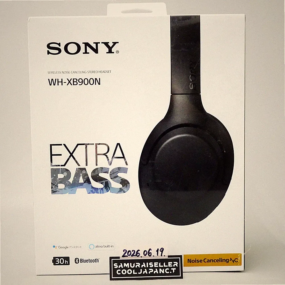 SONY WH-XB900N B Wireless NC Kopfhörer Extra Bass Alexa Bluetooth Mikrofon
