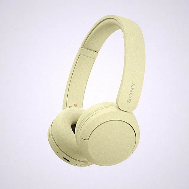 Sony WHCH520Y.CE7 Wireless Headset & Headset mit Musikpavillon und US-Anrufen