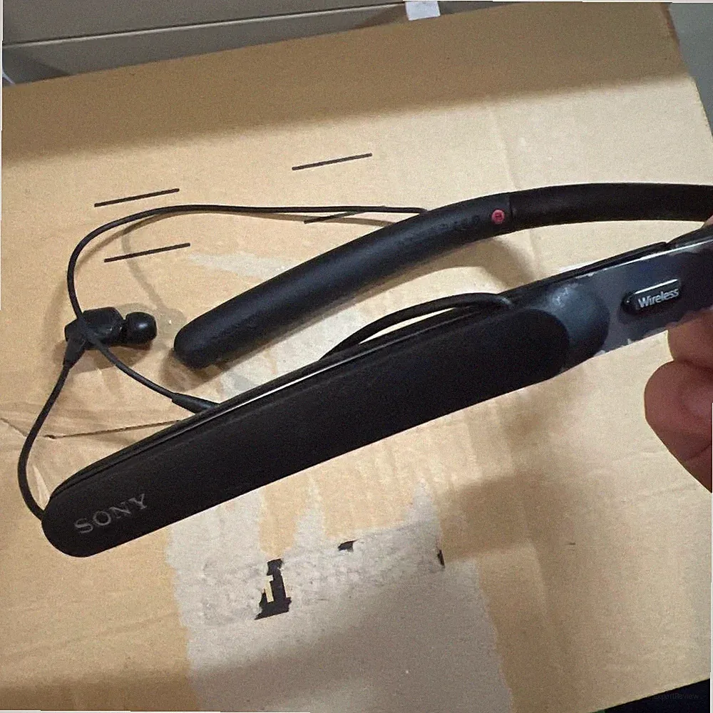 Sony Wi-1000X drahtlose Nackenbügel-Kopfhörer mit Geräuschunterdrückung...