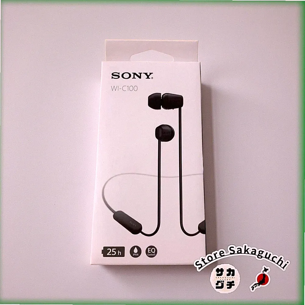 Sony WI-C100 Nackenbügel In-Ear Kabellos Bluetooth Ohrhörer Schwarz DSEE 25h...