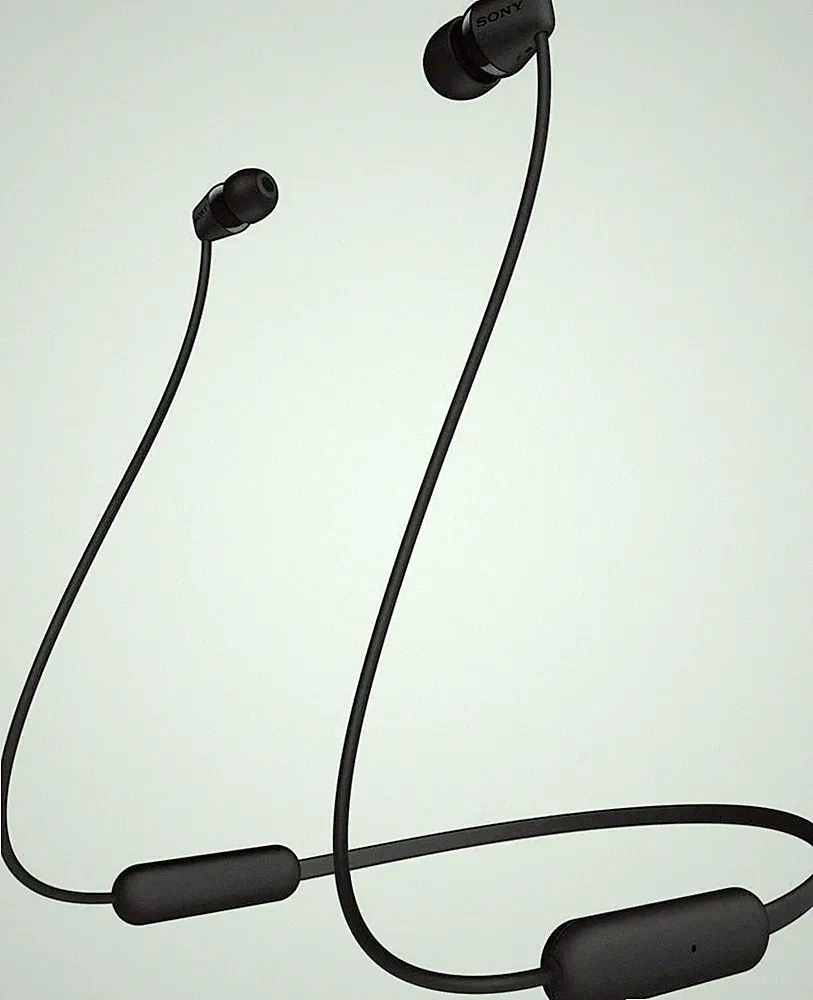 Sony WI-C200B kabelloser Bluetooth In-Ohr Kopfhörer (15 Stunden Akkulaufzeit