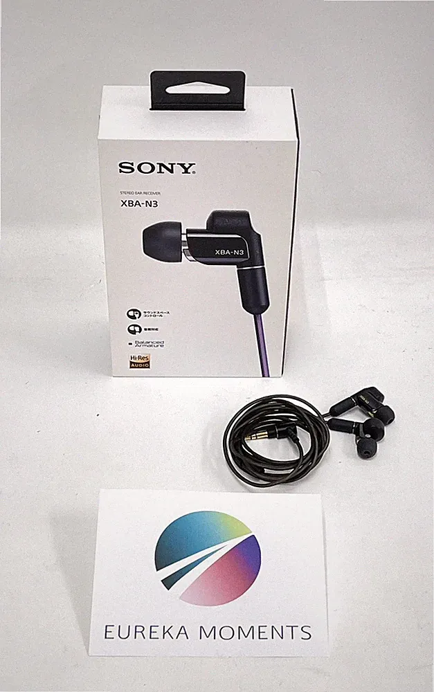 SONY XBA-N3 Stereo Ohr Receiver Ohrhörer High-Resolution 16Ω 3Hz-40kHz 107db...