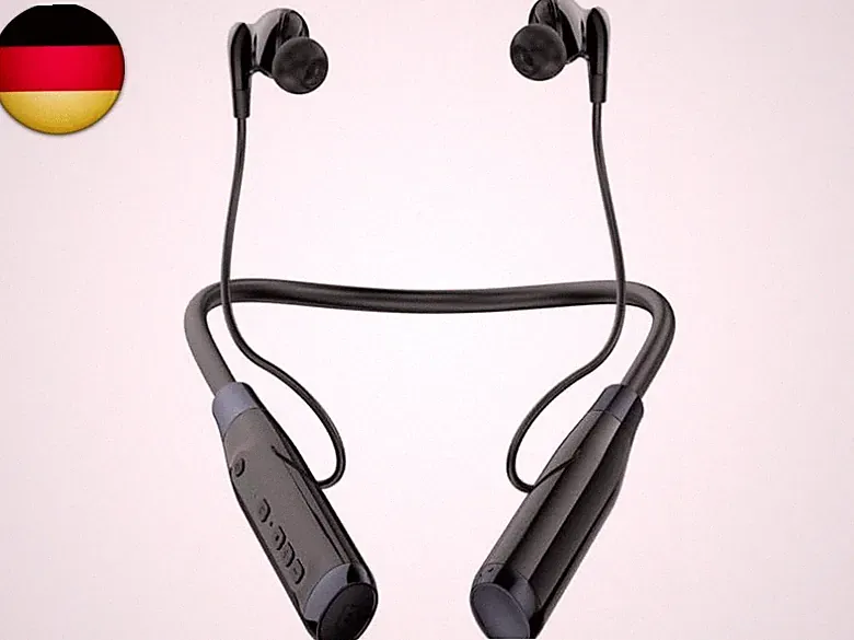 SOPPY Kopfhörer Bluetooth 5.4 Nackenband Sportkopfhörer mit 100 Std. Spielzeit