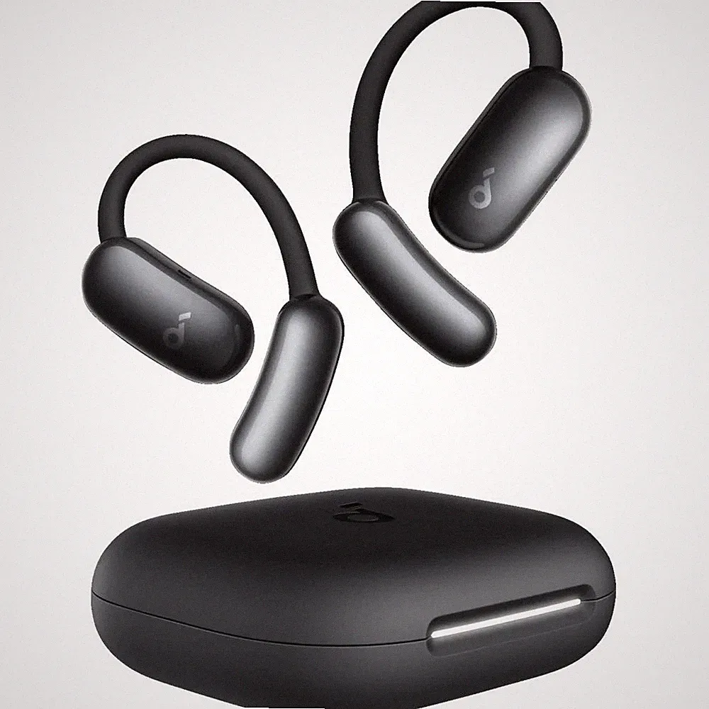 soundcore AeroFit 2 AI On-ear Kopfhörer Schwarz Bluetooth
