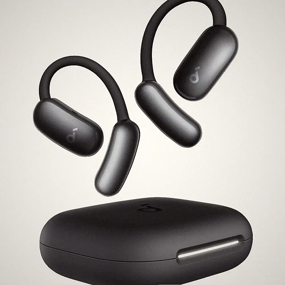 soundcore AeroFit 2 AI On-ear Kopfhörer Schwarz Bluetooth