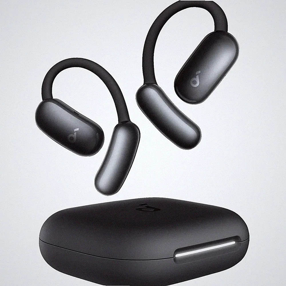 soundcore AeroFit 2 AI On-ear Kopfhörer Schwarz Bluetooth