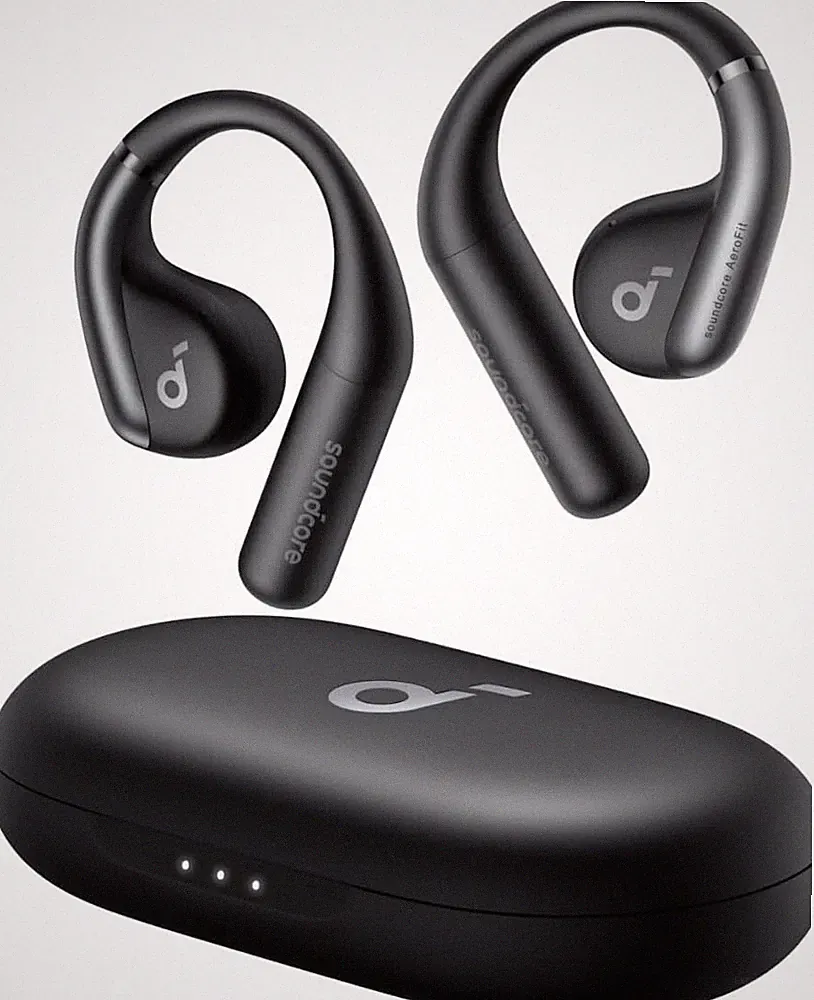 Soundcore AeroFit Open-Ear Kopfhörer Ergonomisches Sportkopfhörer LDAC IP55