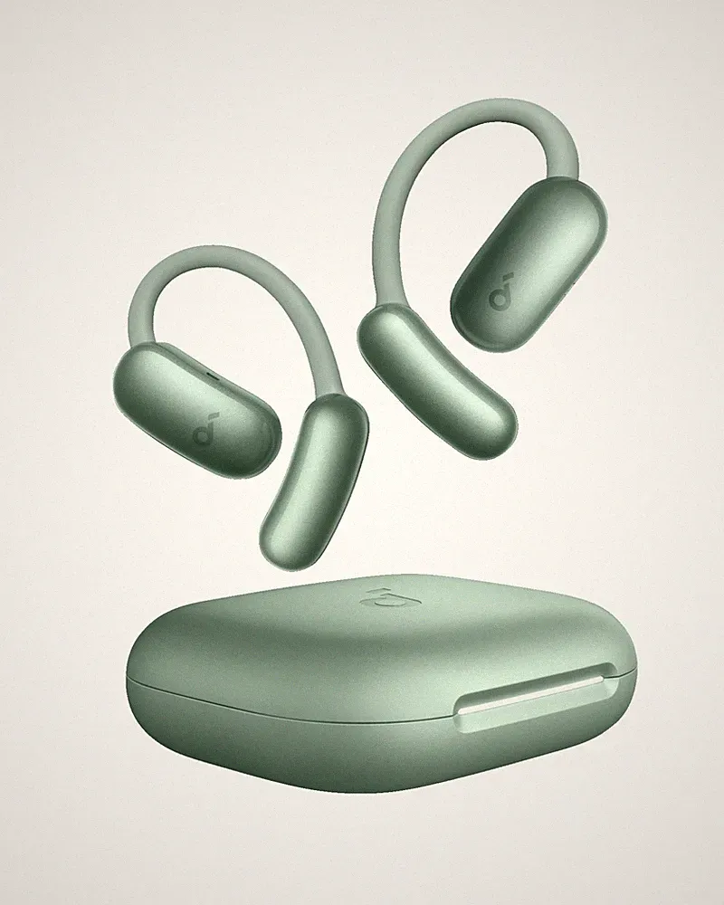 SOUNDCORE BY ANKER AeroFit 2 AI, On-ear Kopfhörer Bluetooth Grün