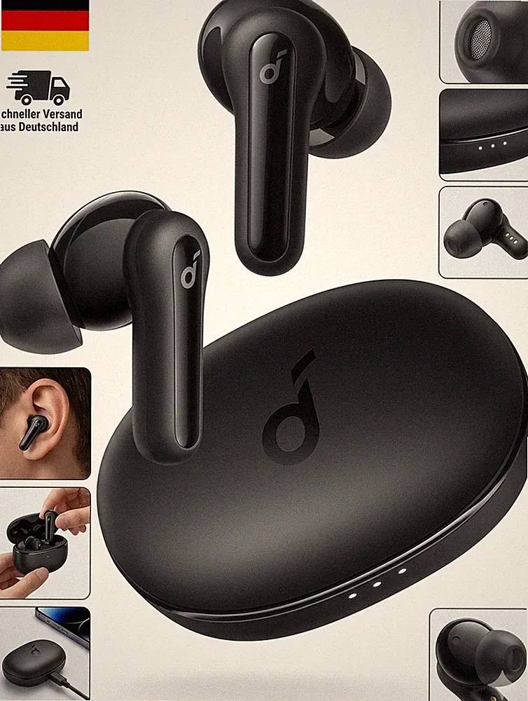 soundcore by Anker P2 Mini Bluetooth Kopfhörer, In Ear Kopfhörer mit 10mm Audiot