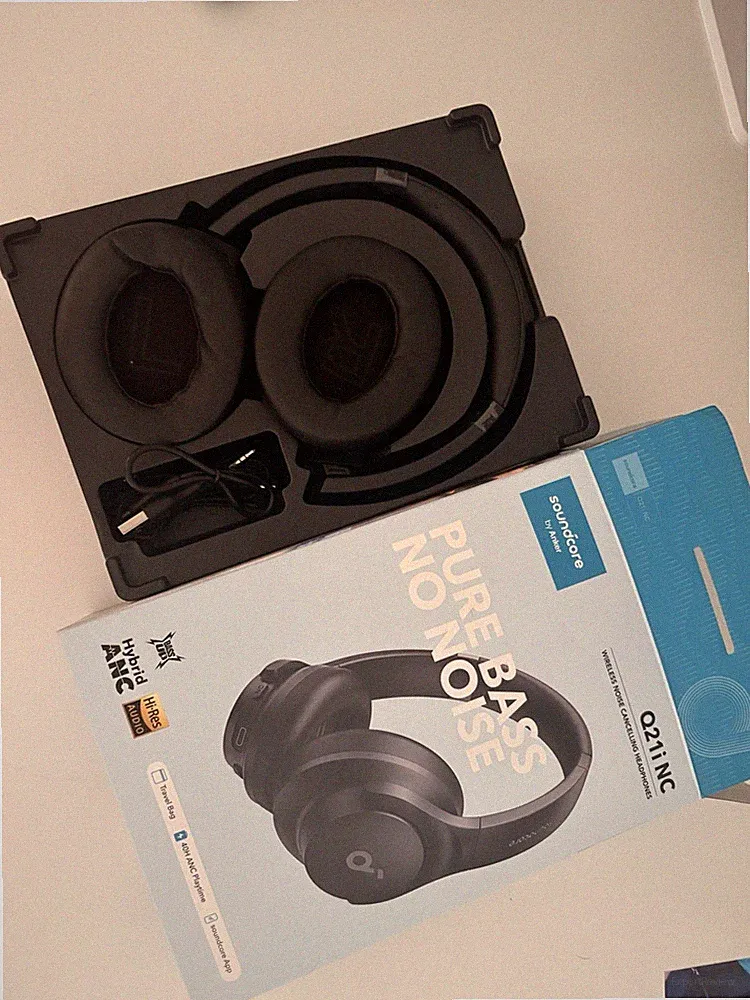 SOUNDCORE BY ANKER Q21i NC, Over-ear Kopfhörer Bluetooth Schwarz