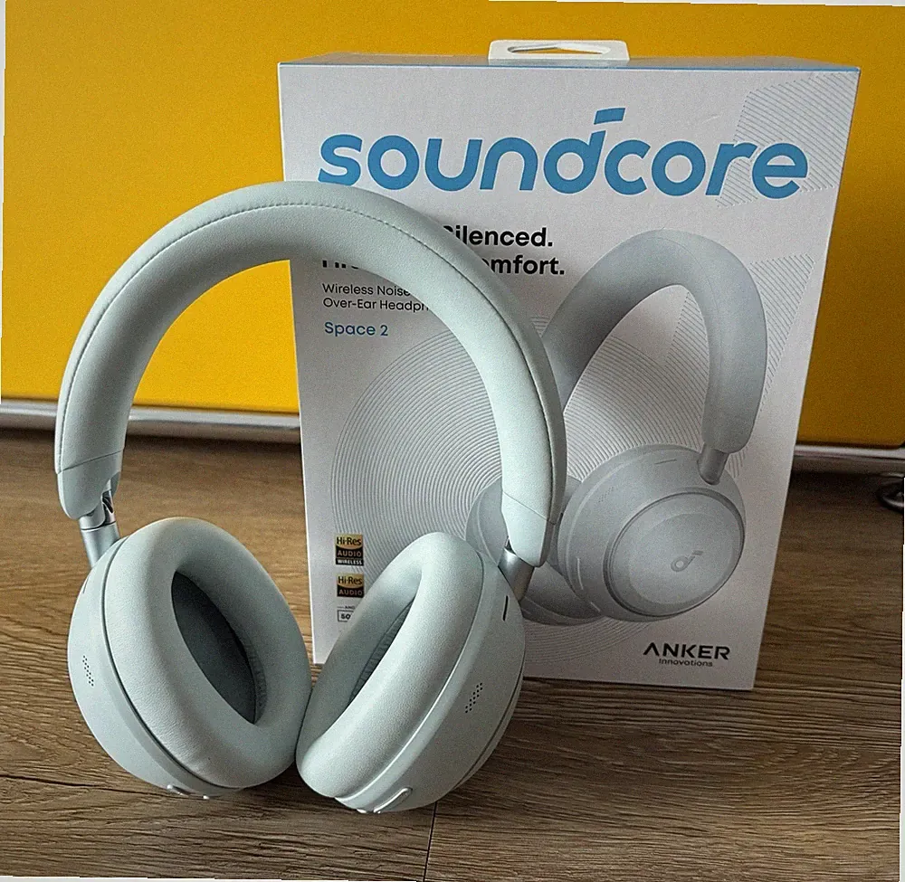 SOUNDCORE BY ANKER Space 2, Over-ear Kopfhörer Bluetooth Grün, Neuwertig