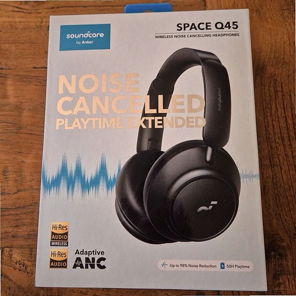 soundcore by Anker Space Q45 Over-Ear ANC Bluetooth Hi-Res faltbar Schwarz