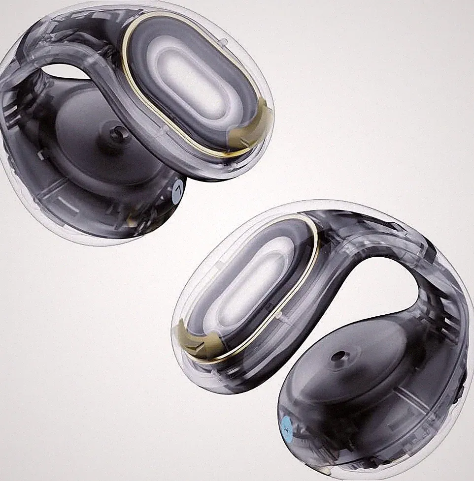 Soundcore C30I Open-Ear-Kopfhörer, Clip-On, 30 H, IPX4, Schwarz