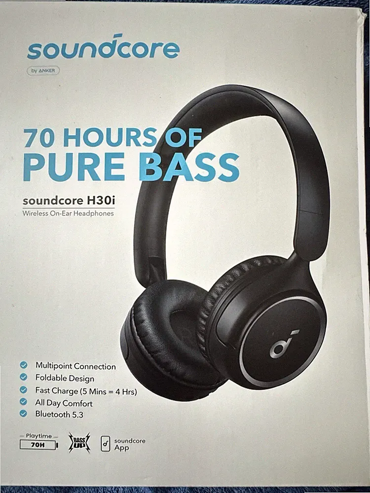 Soundcore H30i Kabellose On-Ear Kopfhörer, Bluetooth 5.3