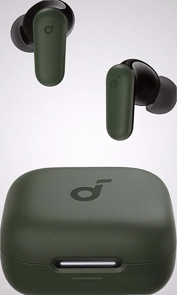 Soundcore P30i Kopfhörer ANC BT 5.4 Bass 45h Akku Case-Ständer Grün