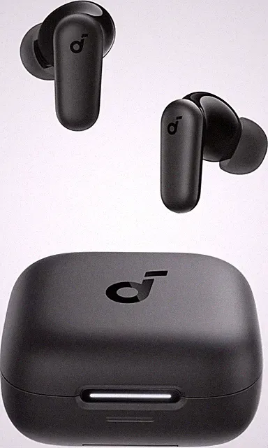 Soundcore P30i Kopfhörer ANC BT 5.4 Bass 45h Akku Case-Ständer Schwarz