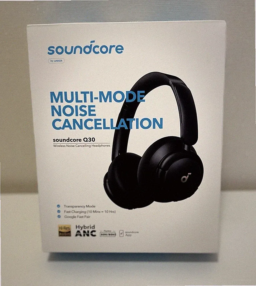 soundcore Q30 Bluetooth Ohrumschließende Kopfhörer - Schwarz Neu OVP