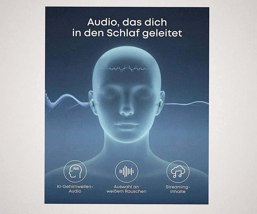Soundcore Sleep A30 von Anker, Schlafkopfhörer, Schonendes ANC