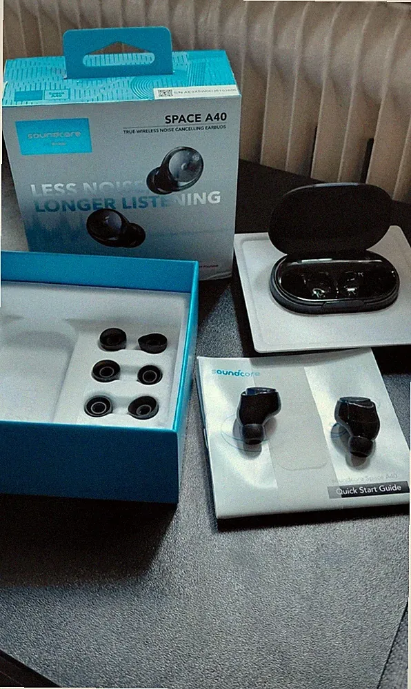 soundcore Space A40 In-Ear-Kopfhörer Bluetooth ANC Anruffunktion Schwarz
